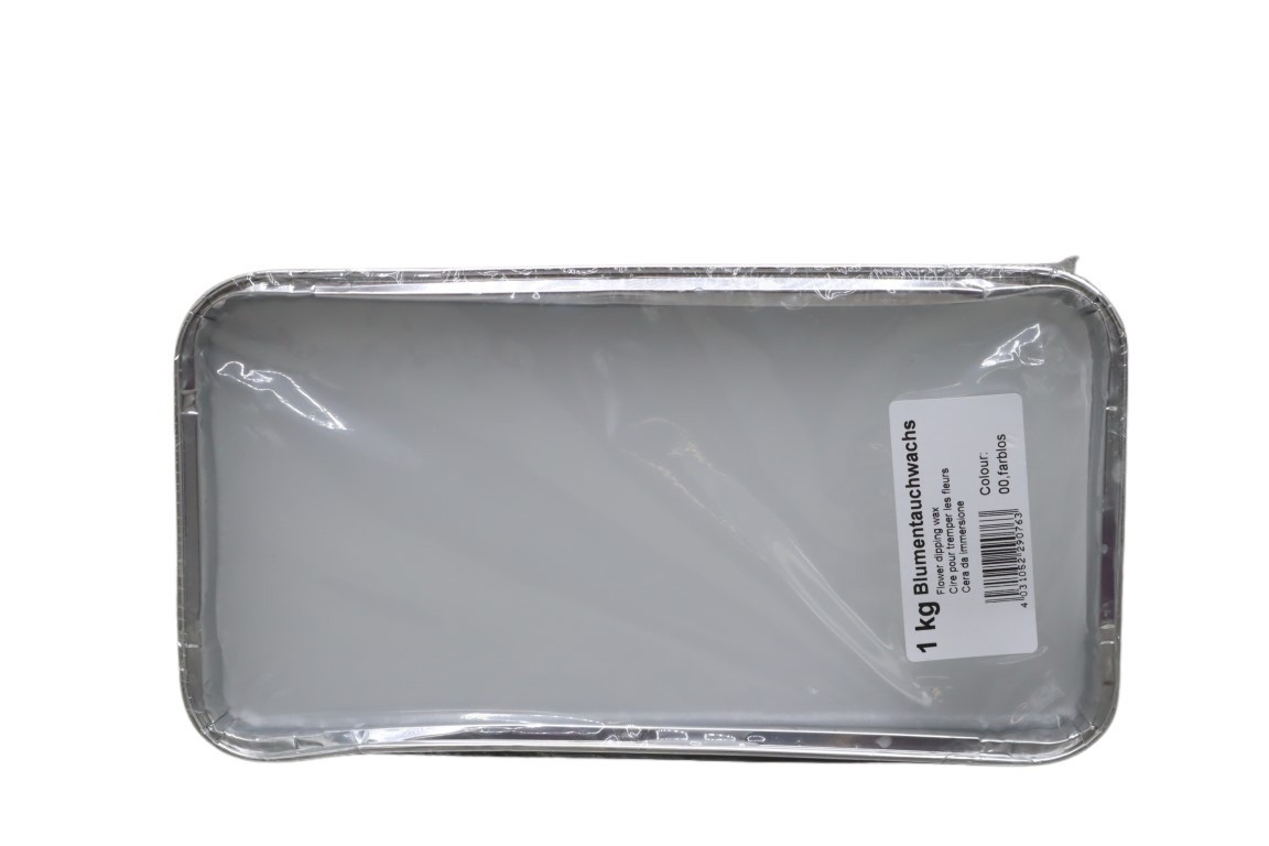 Blumentauchwachs in Aluform 1kg farblos