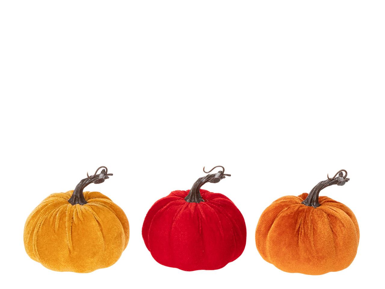 Kürbisse Samt herbstmix 12cm