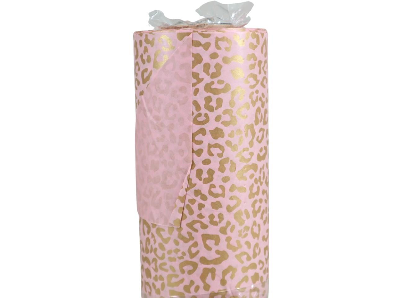 Manschettenpapier 25cm 100lfm LEO rosa/gold NETTO Manschettenpapier 25cm 100lfm LEO rosa/gold NETTO