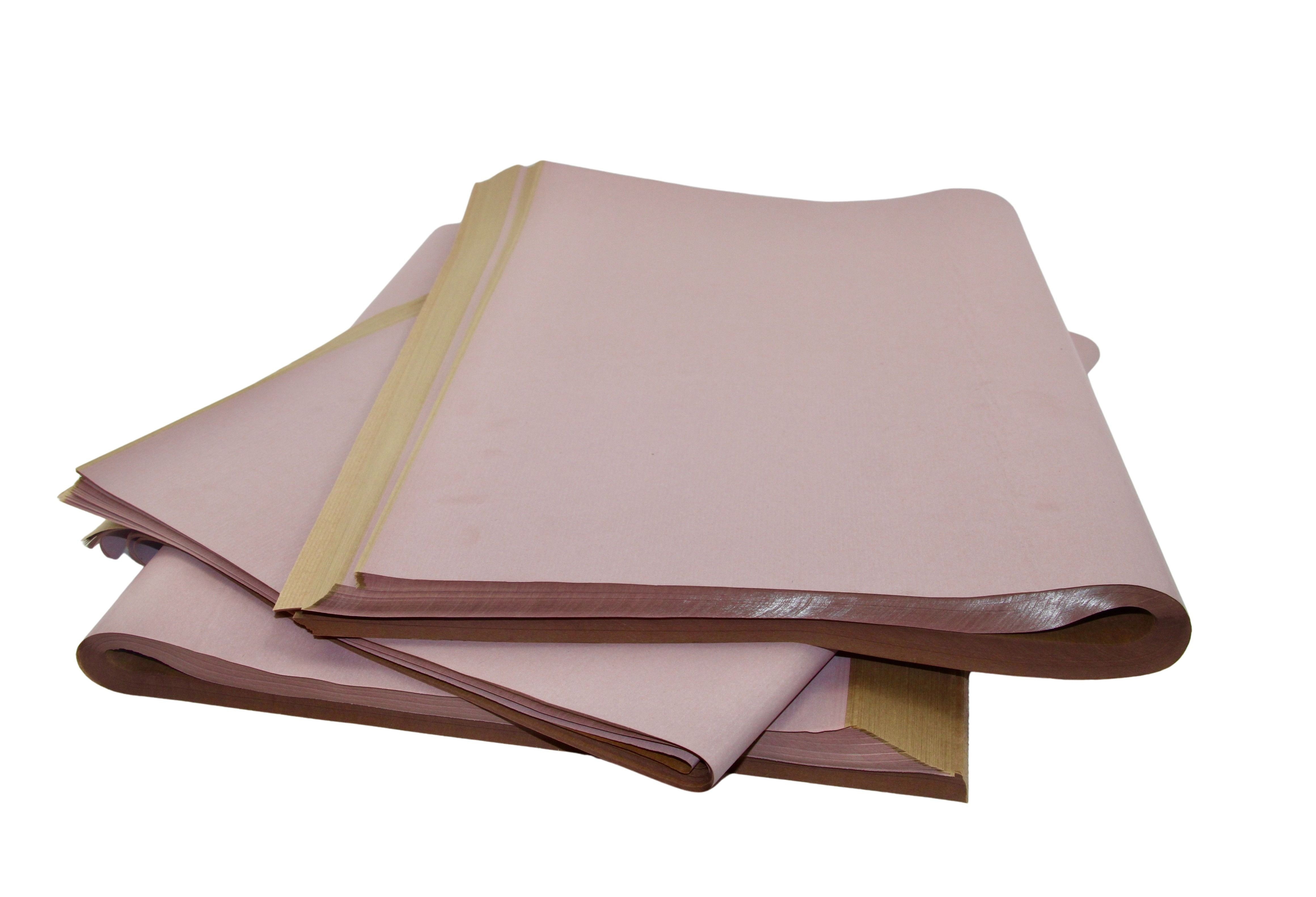 Papierzuschnitt kalkrosa/braun Aufhängel. 50x75cm/5kg NETTO