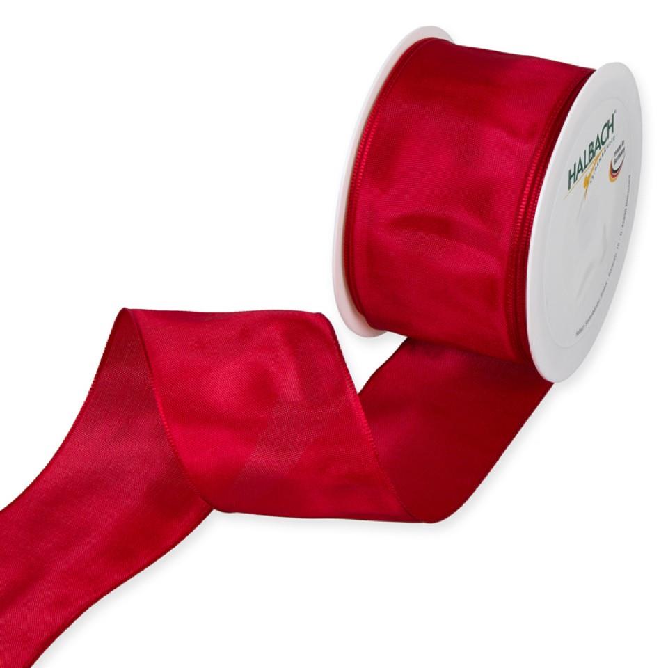 Drahtkantenband 60 mm 25 Meter rot 77 Drahtkantenband 60 mm 25 Meter rot 77