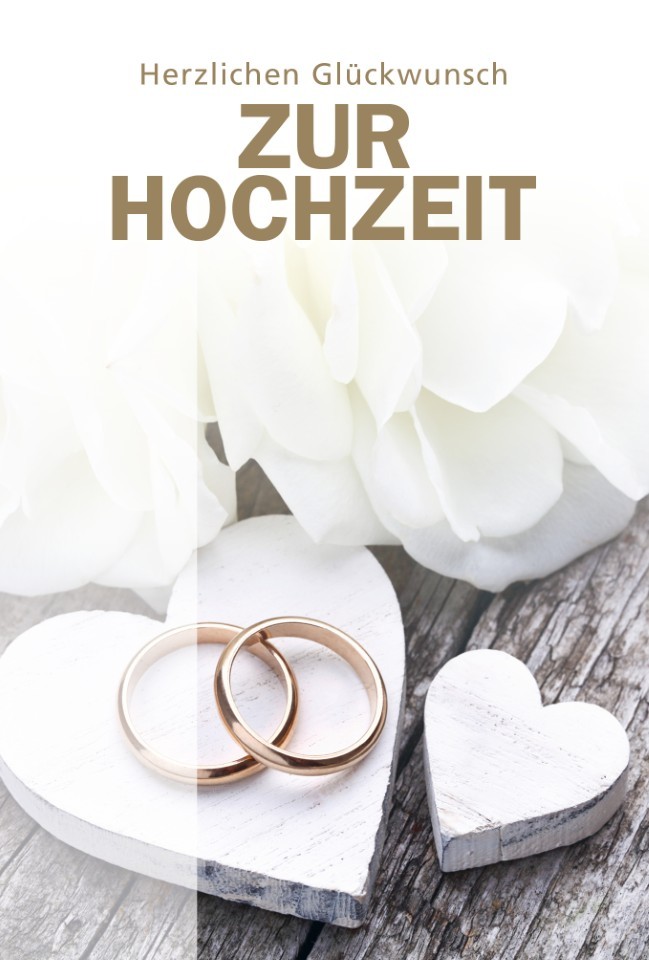 Glückwunschkarten Zur Hochzeit 11,5x17 cm