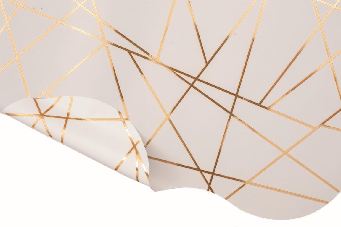 Rondella 50cm S-W49A1 SEGMENTS METAL  bianco  -01