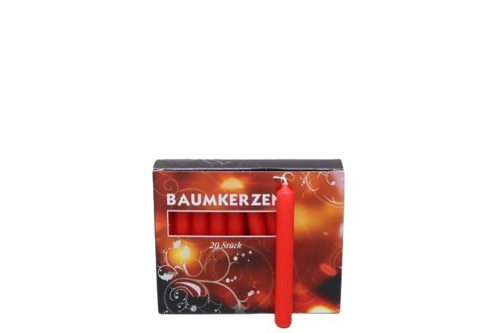 Baumkerzen rot H105x13mm Baumkerzen rot H105x13mm