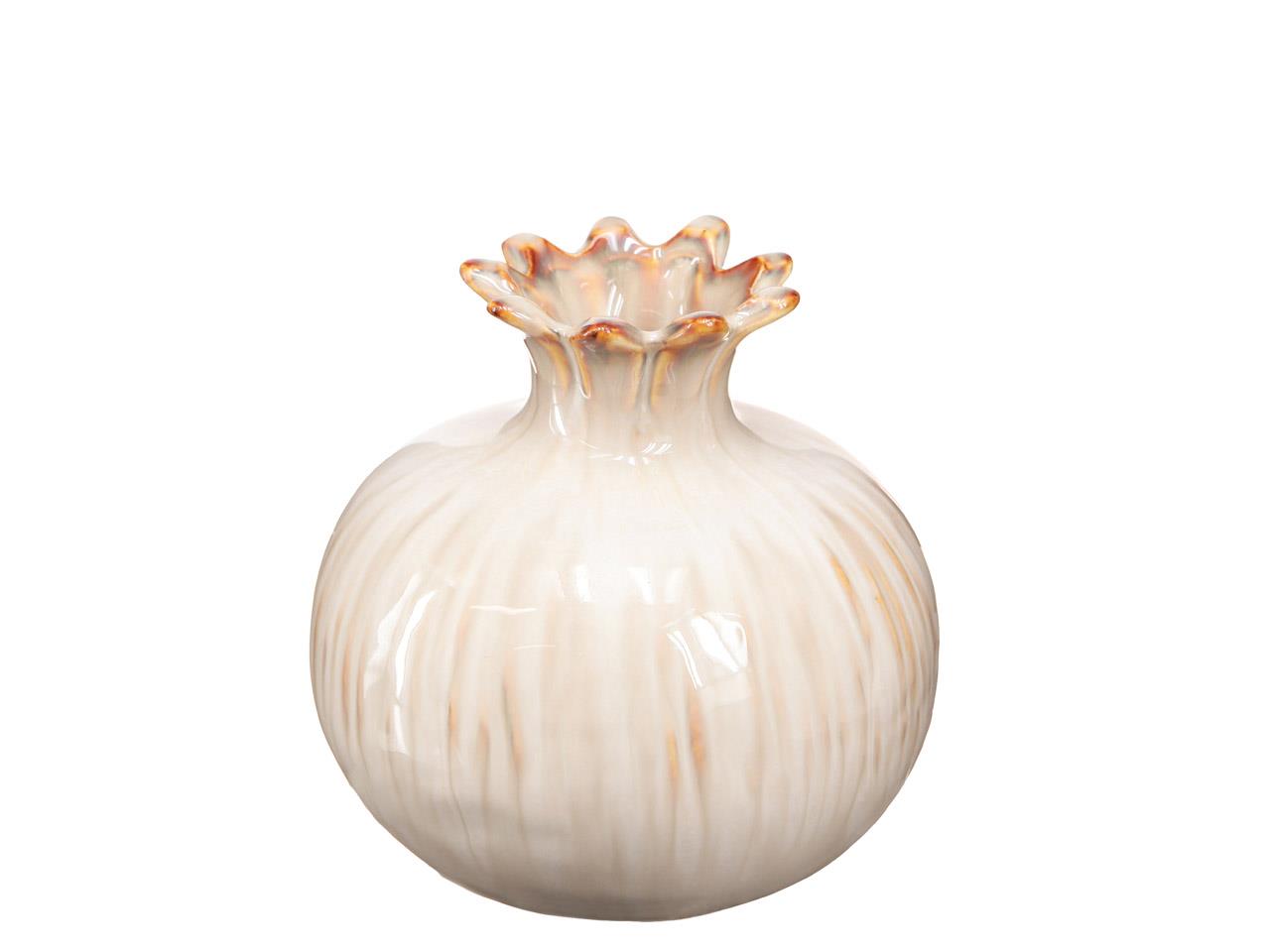 Vase rund Keramik creme 12,5x12,5 cm Vase rund Keramik creme 12,5x12,5 cm