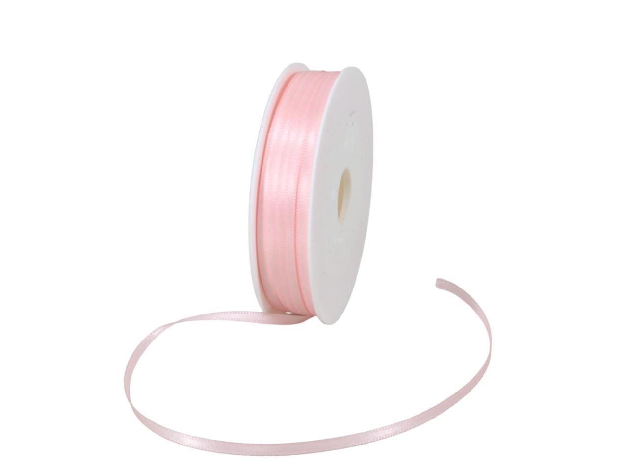 Satinband 3 mm 50m zartrosa 176