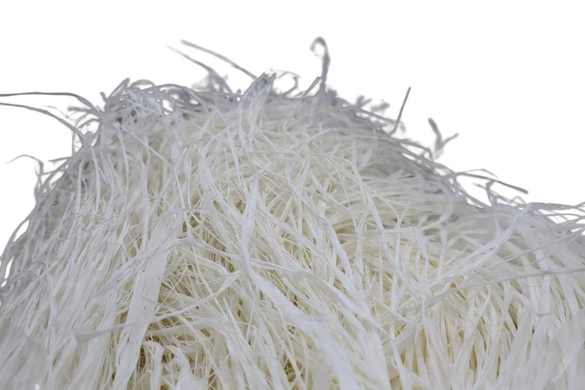 Bastzopf 800gr. weiß 01