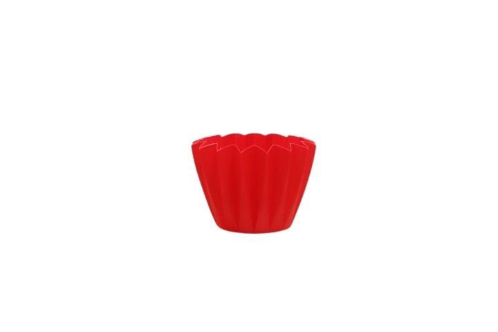 Topf ADONIS Plastik karminrot D11cm Topf ADONIS Plastik karminrot D11cm