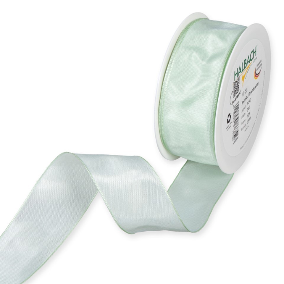Drahtkantenband 40mm mint 128