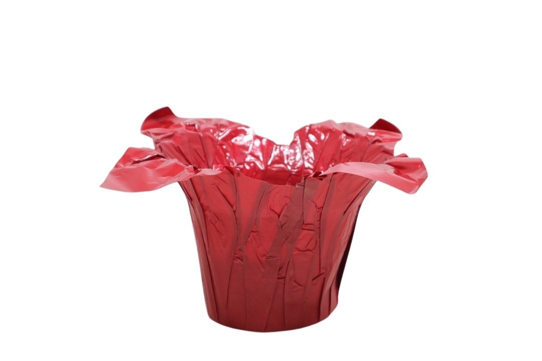 Deco Wraps wasserfest rot D10,5xH9cm