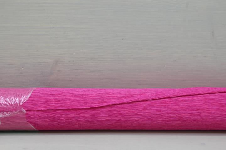 Kreppapier 50cm x 250cm pink