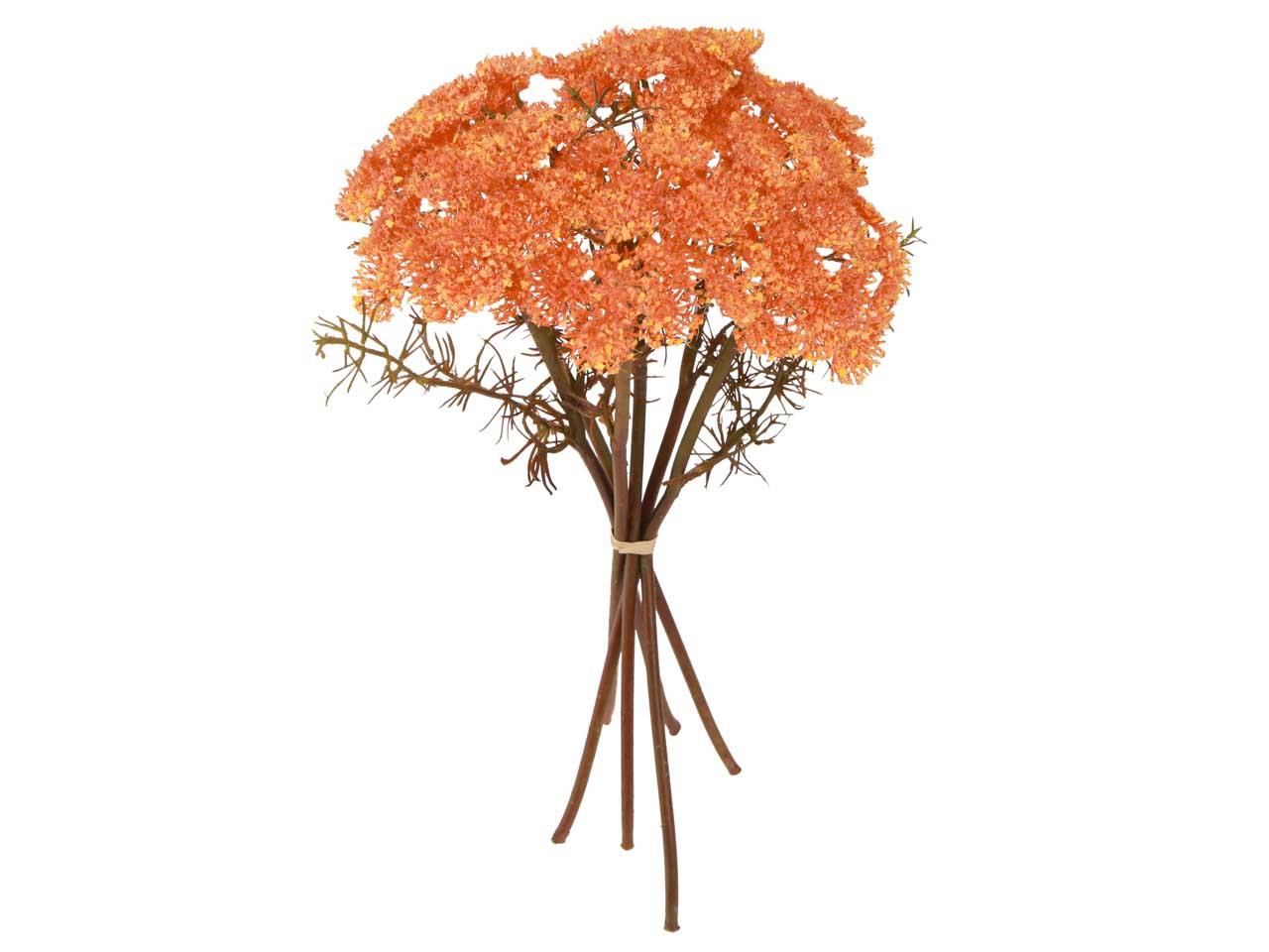 Schafgarbenpick 6 Blüten orange L30cm Schafgarbenpick 6 Blüten orange L30cm