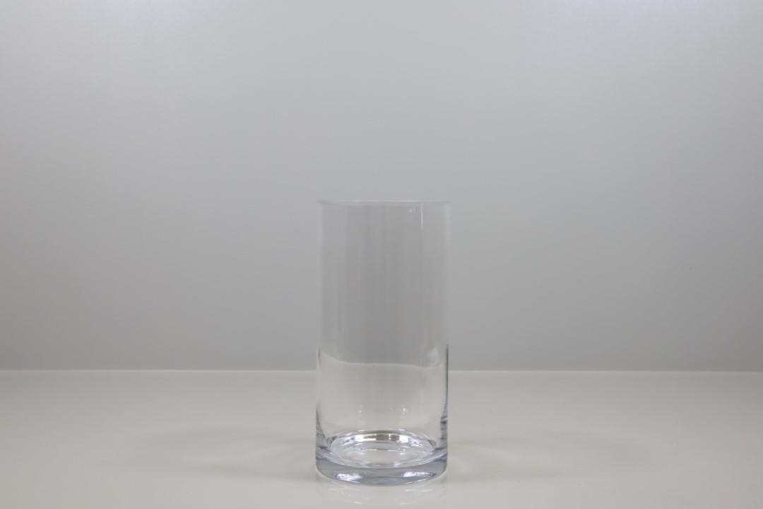 Glas Zylinder H 30 D 15 cm