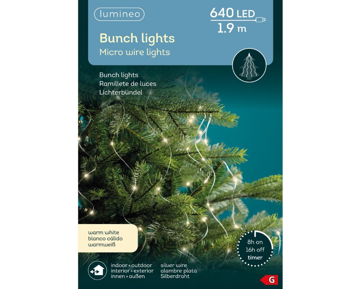 Lichtbündel 640LED L1,9mtr außen/innen 240V