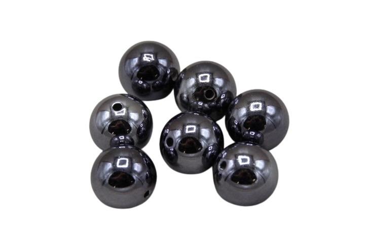 Perlen 300gr. 20mm anthra Perlen 300gr. 20mm anthra