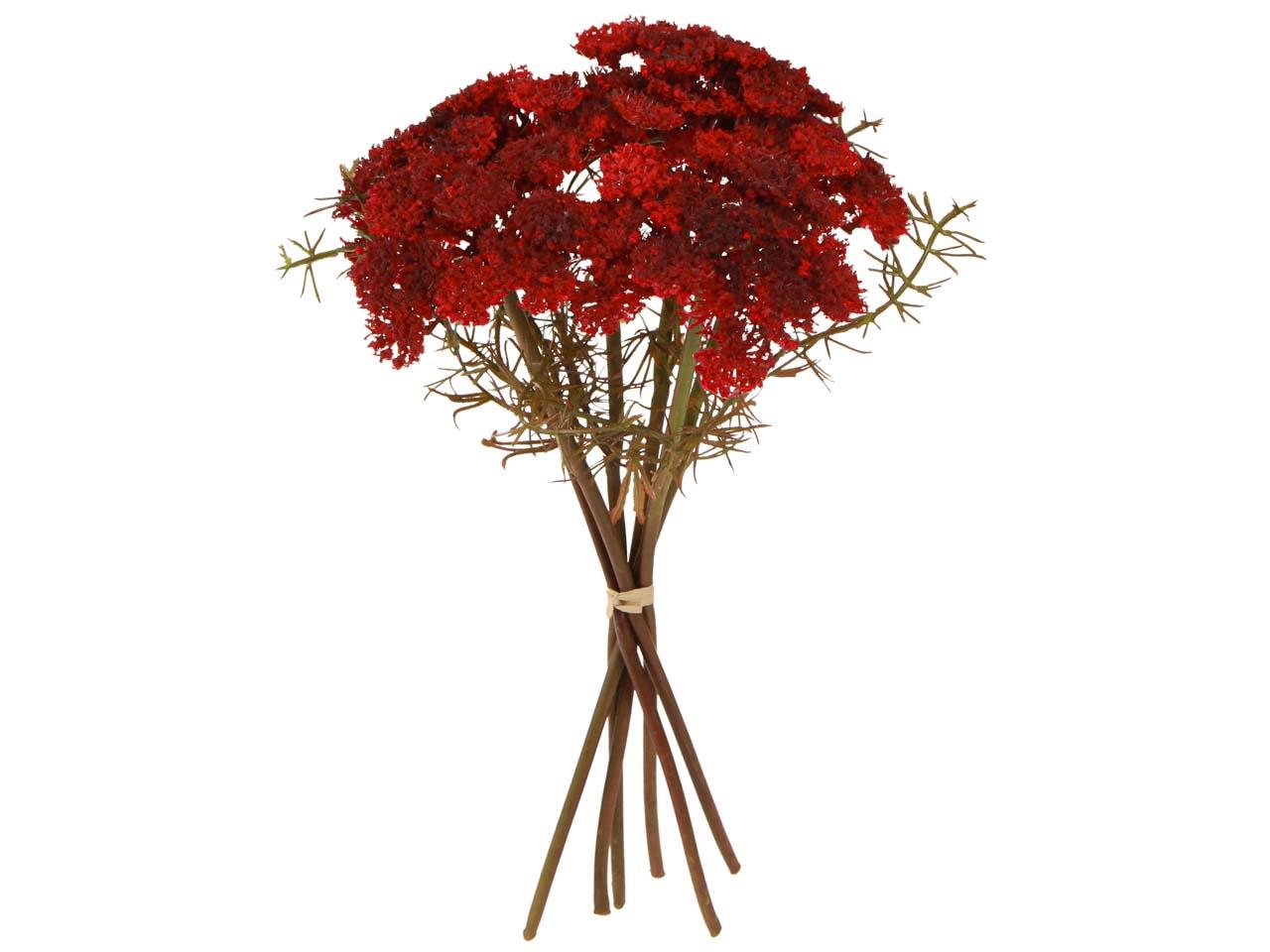 Schafgarbenpick 6 Blüten bordeaux L30cm Schafgarbenpick 6 Blüten bordeaux L30cm