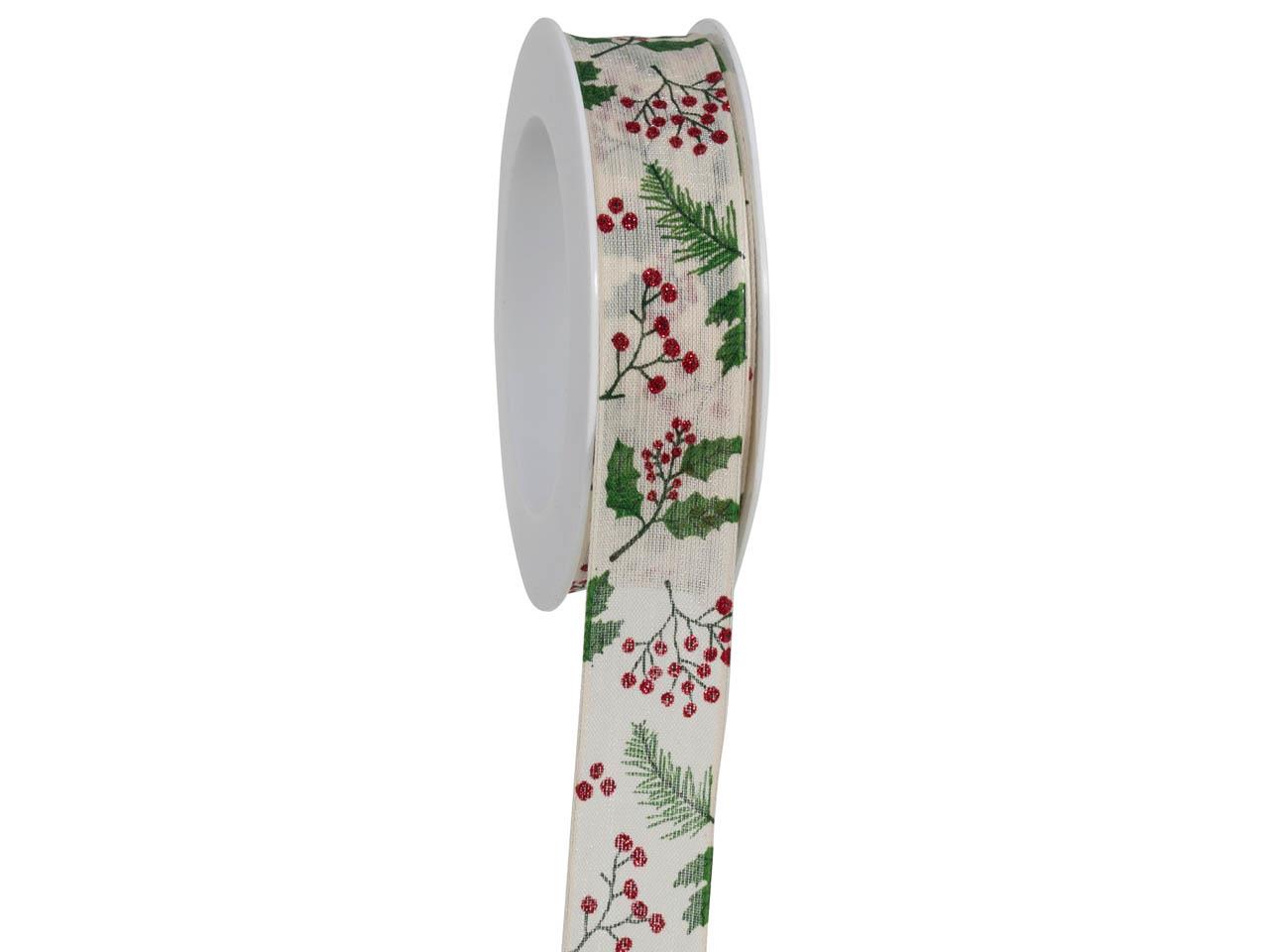 Band Waldfete 25 mm 18 Meter creme 021