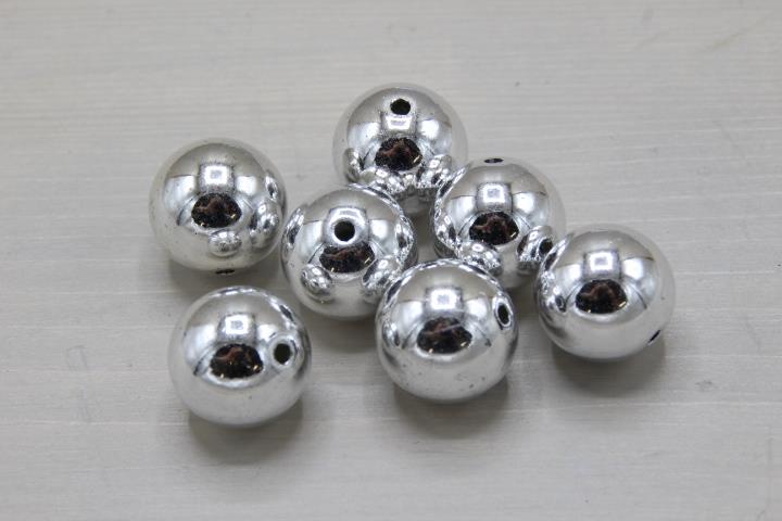 Perlen 300gr. 14mm silber
