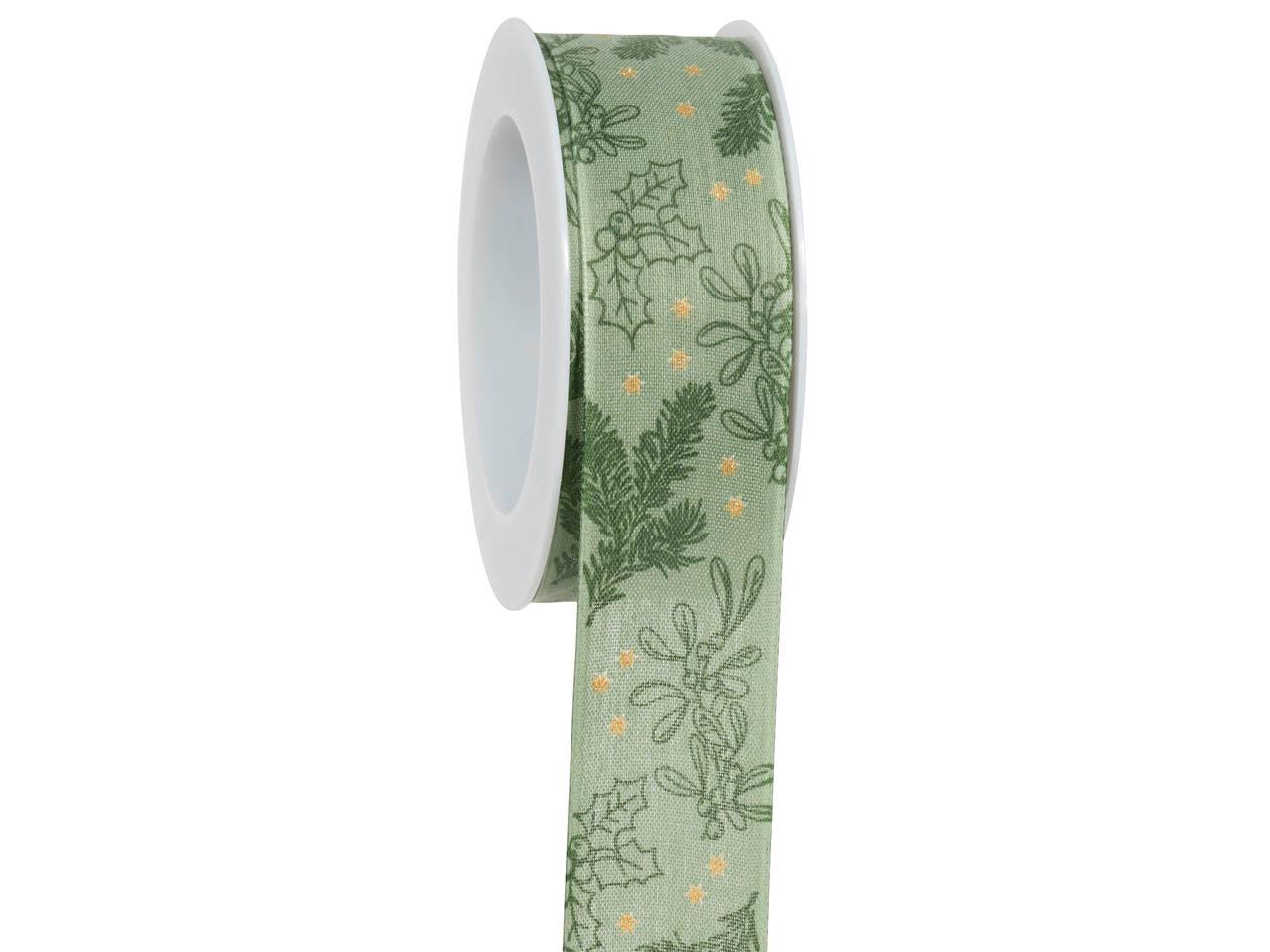 Band Wintereinbruch 40 mm 15 Meter green olive 545