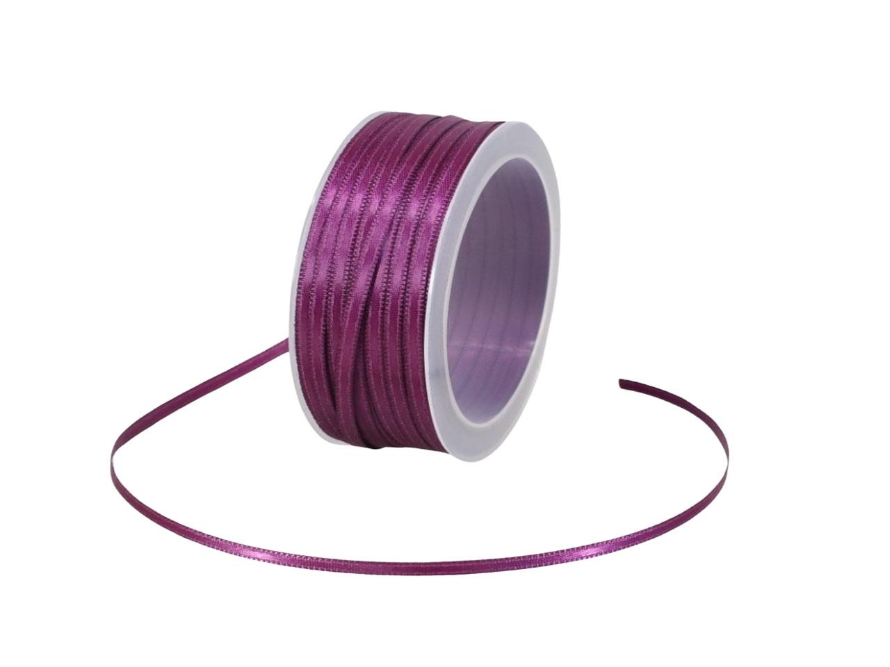 Satinband 6 mm 50 Meter brombeer 670