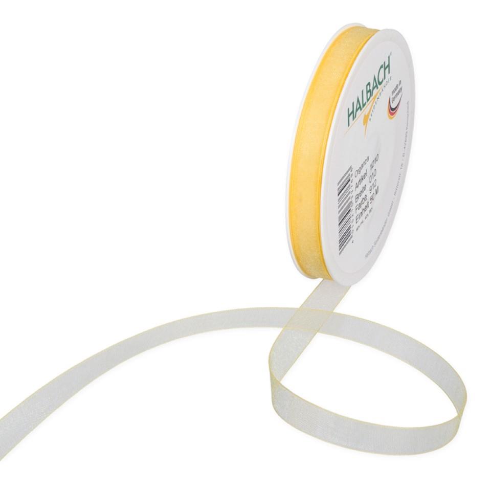 Organza 10mm o.Dr. gelb912