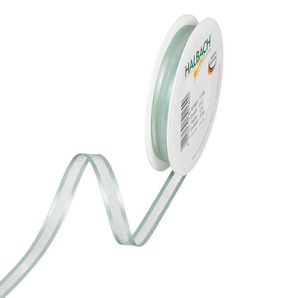 Dekoband Organza/Satin 10 mm 25 Meter mint 128 Dekoband Organza/Satin 10 mm 25 Meter mint 128