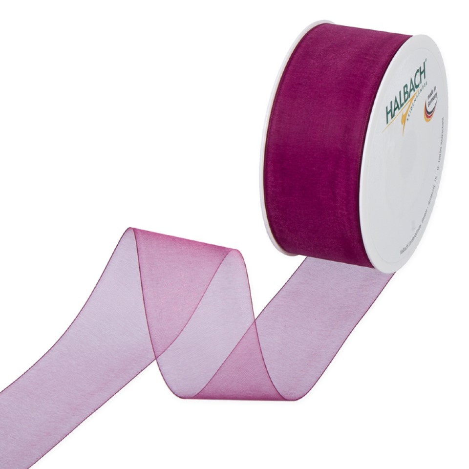 Organza 40mm o.Dr. beere 505
