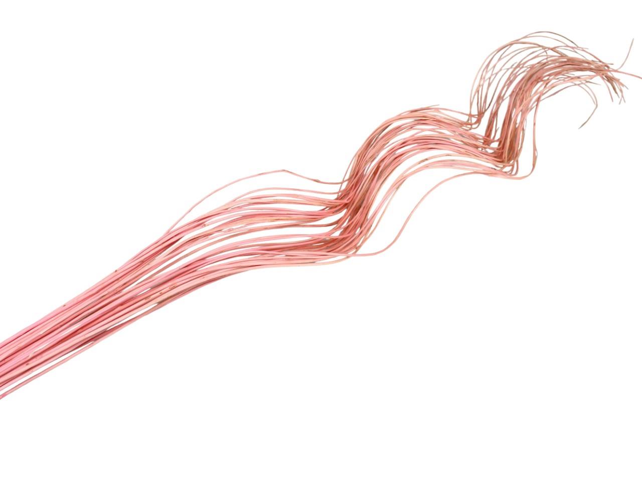 Half Curly Willow 100cm/30 Stück rosa