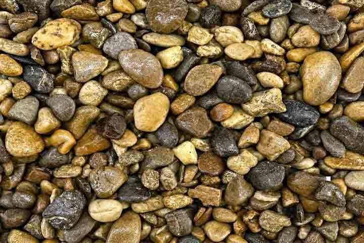Flusskiesel 8-16mm mix glanz veredelt 5l ca. 9kg NETTO