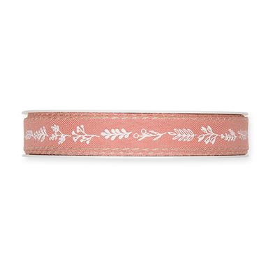 Druckband Zweige 15 mm 18 Meter blush rose/white 123 Druckband Zweige 15 mm 18 Meter blush rose/white 123