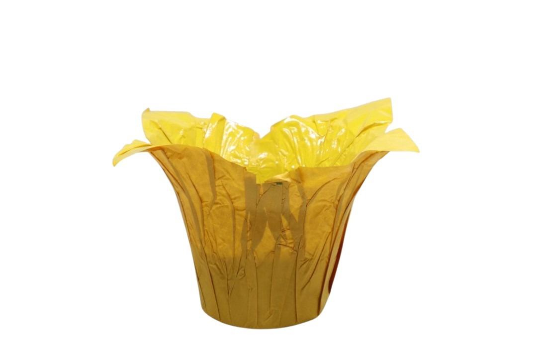 Deco Wraps wasserfest gelb D10,5xH9cm