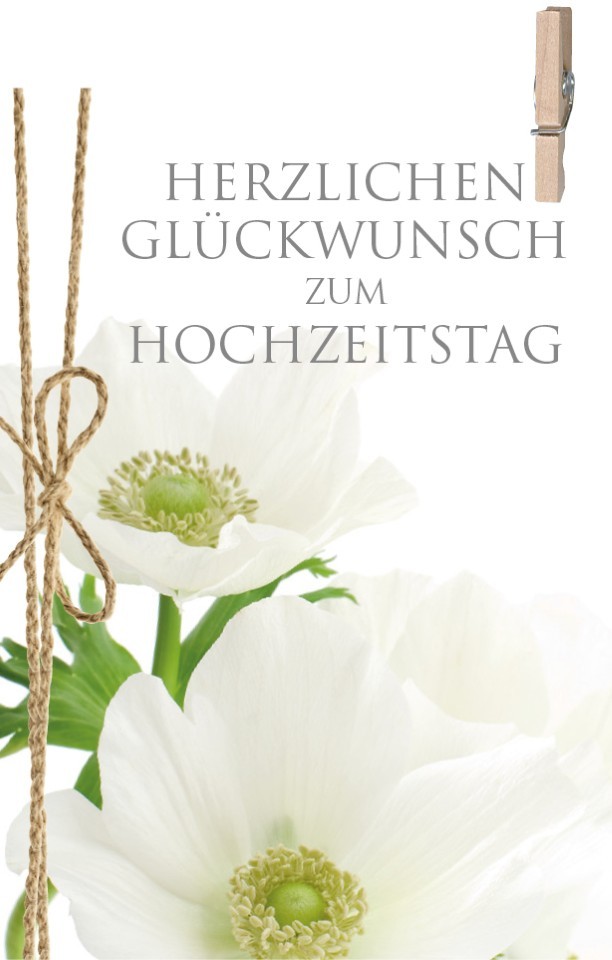 Minikarten Zum Hochzeitstag 7,5x5 cm