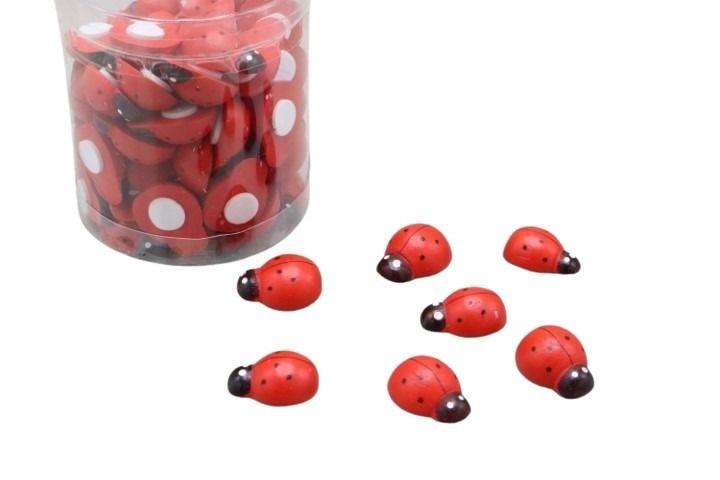 Käfer D2,5cm Holz m. Klebepin (72Stück á 0,065Cent)