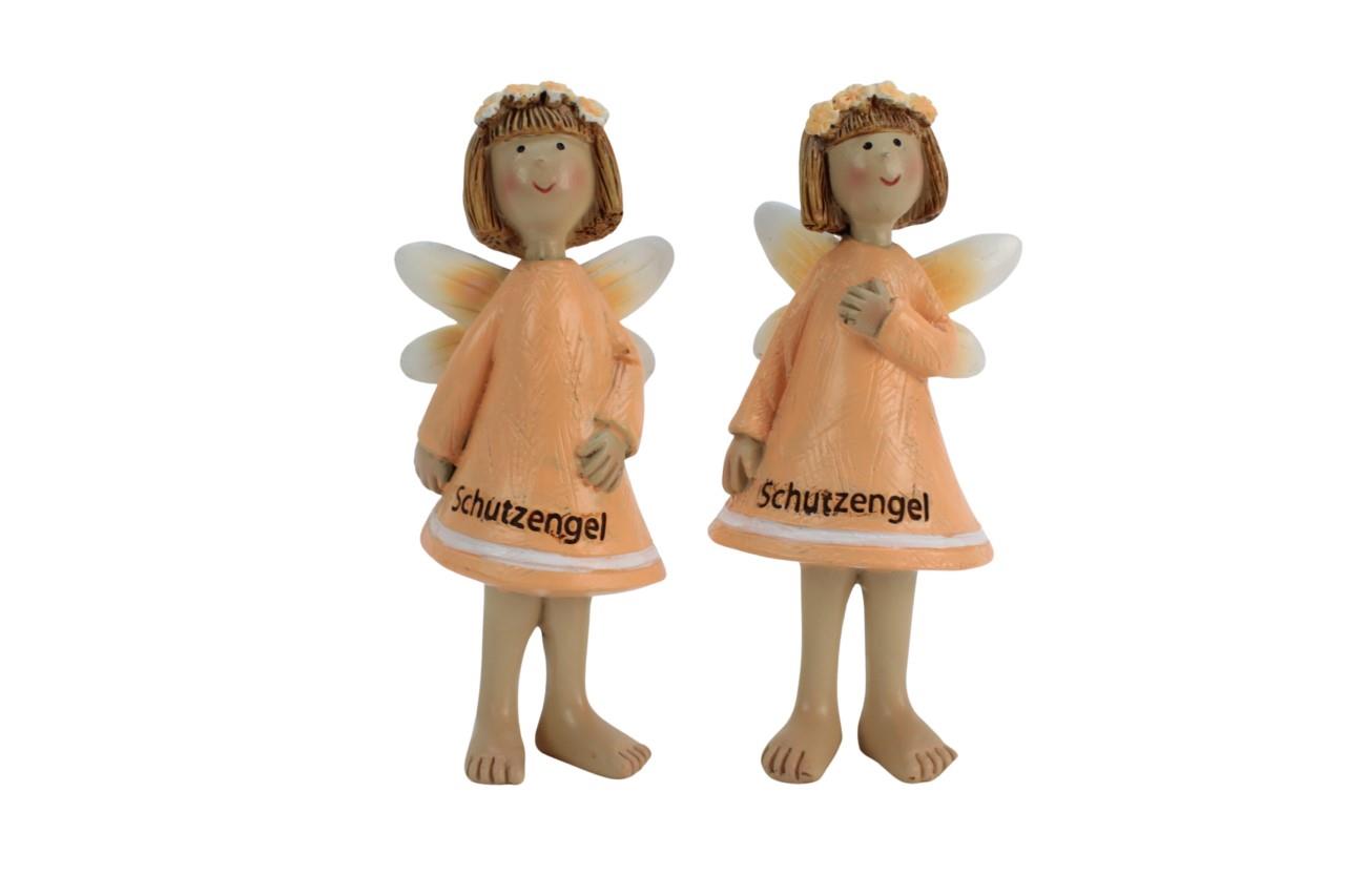Schutzengel Anika pfirsich 2-fach sort. 9,5x4x4 cm