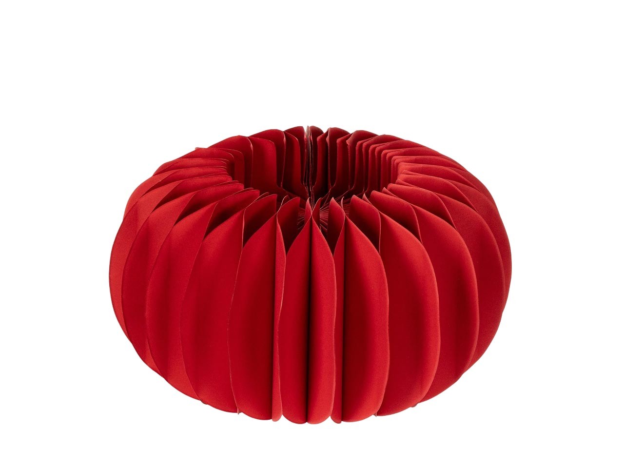 Wabenpapier Sockel D25xH13cm rot