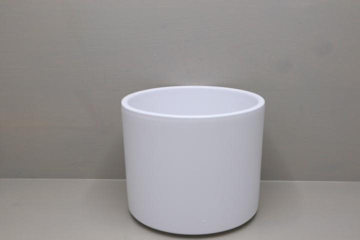 Keramikübertopf 17cm weiß-matt Serie 411