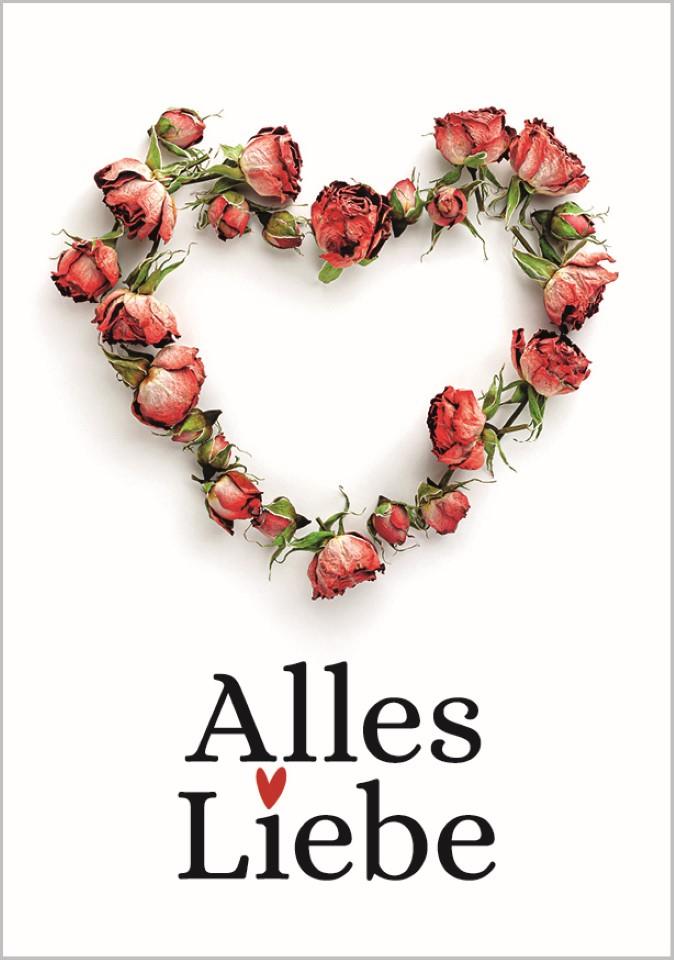 Minikarten Alles Liebe 7,5x5 cm Minikarten Alles Liebe 7,5x5 cm