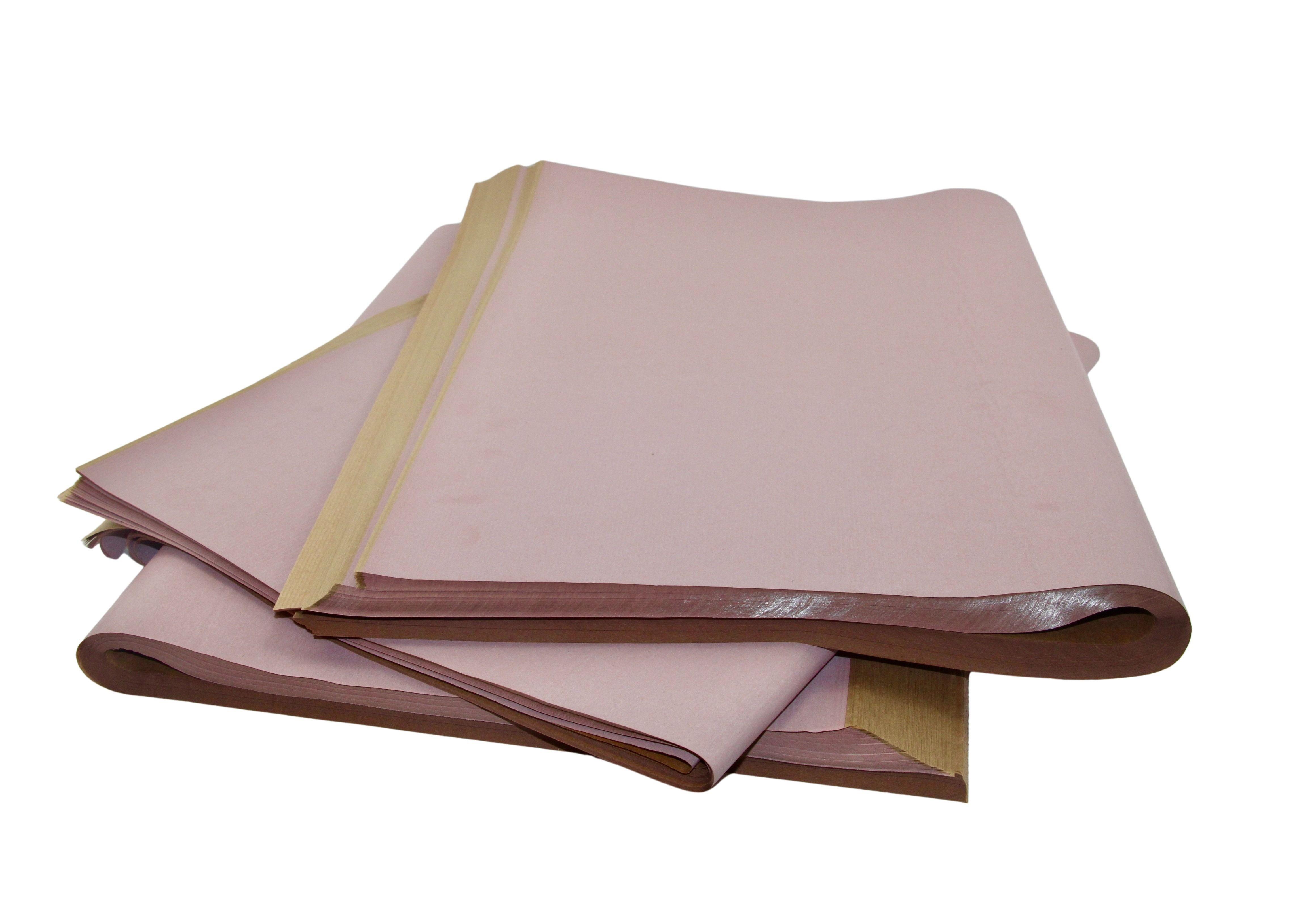 Papierzuschnitt kalkrosa/braun Aufhängel. 50x75cm/5kg NETTO
