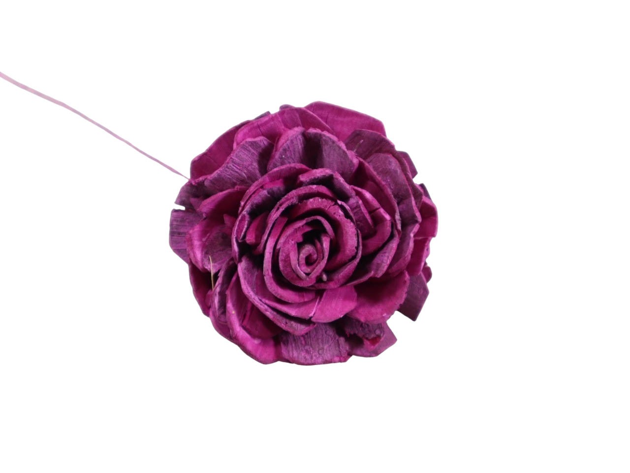 Rose Sola am Draht 8cm brombeer