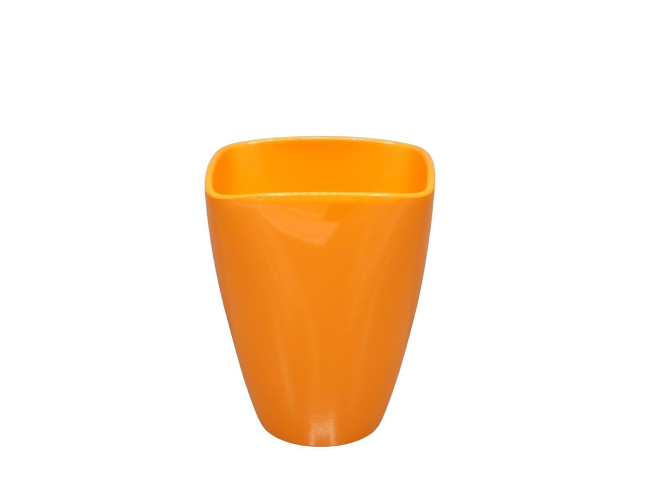 Orchideentopf D10,5H13cm Form 407/12 orange glanz Orchideentopf D10,5H13cm Form 407/12 orange glanz