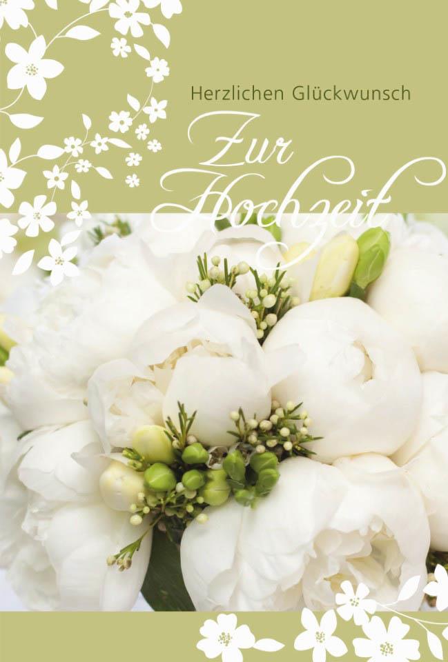 Glückwunschkarten Zur Hochzeit 11,5x17 cm