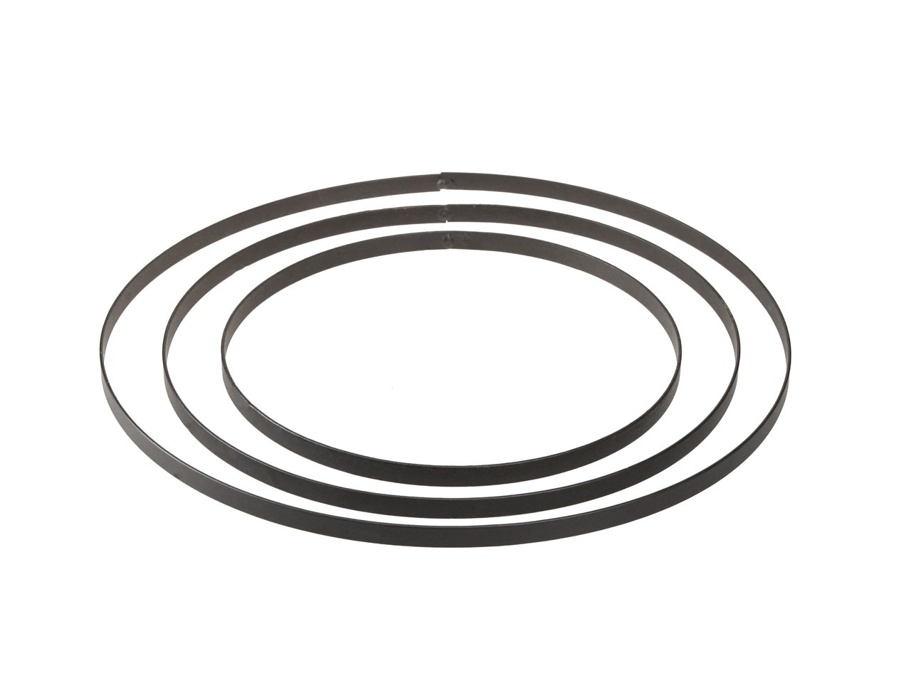 Metallringe Set/3 Metall schwarz D30/25/20cm