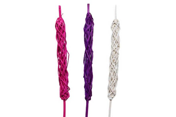 Lata Tribal Gigante sort. erika, brombeer, white washed