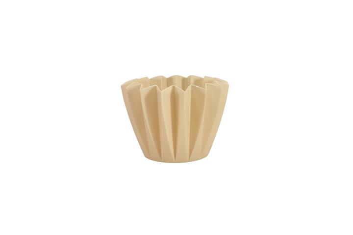 Topf ADONIS Plastik nuss D14cm