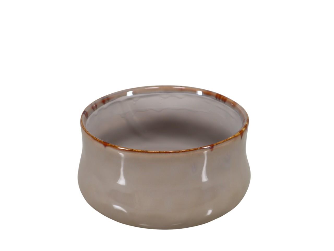 Schale rund Keramik hellgrau D 17 cm H 9 cm Schale rund Keramik hellgrau D 17 cm H 9 cm