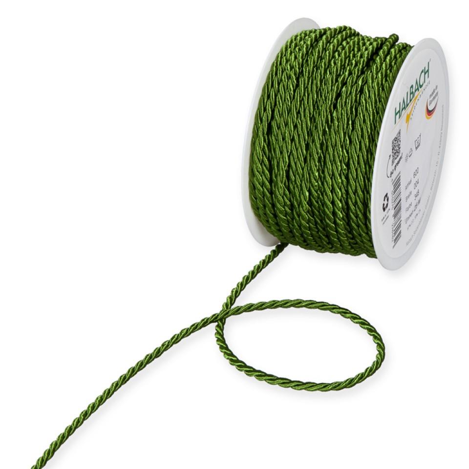 Kordel 4mm moosgrün 348 Kordel 4mm moosgrün 348