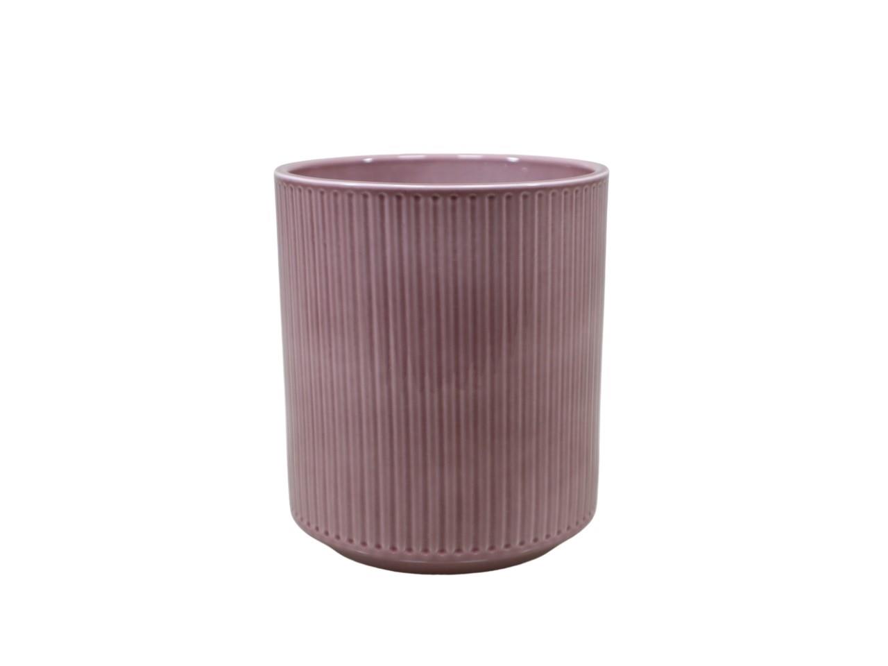 Keramikübertopf für Orchideen Stripes melange-lasur D13cm Keramikübertopf für Orchideen Stripes melange-lasur D13cm