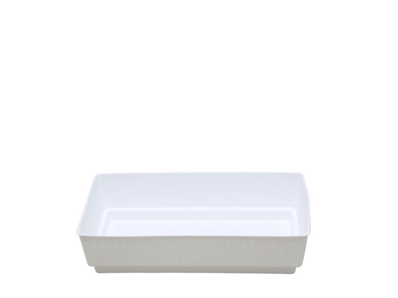 Steckschale Lara 15cm lang weiß NETTO Steckschale Lara 15cm lang weiß NETTO