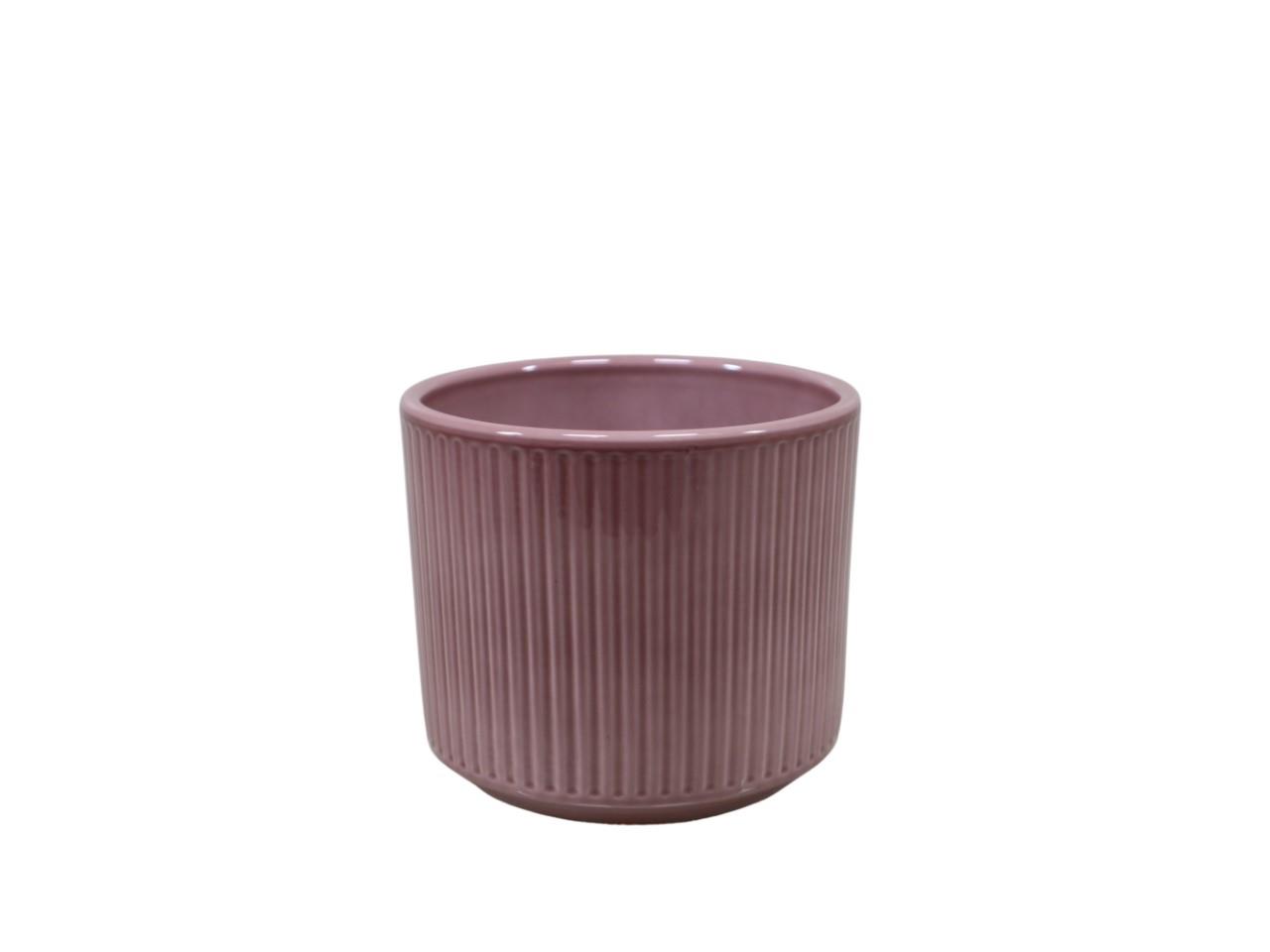 Keramikübertopf Stripes melange-lasur D12cm Keramikübertopf Stripes melange-lasur D12cm
