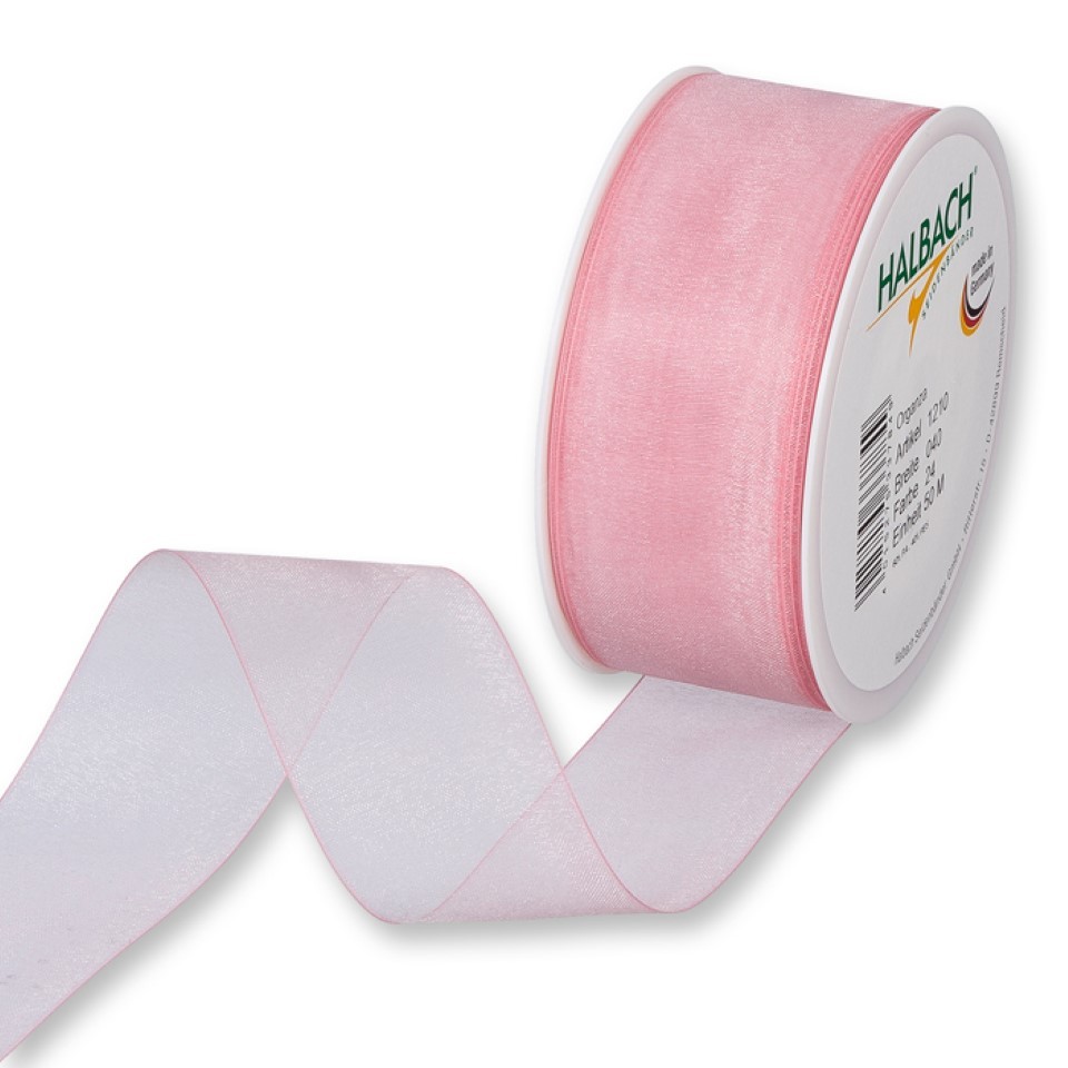Organza 40mm o.Dr. rosa24